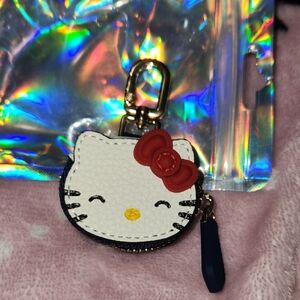 Hello Kitty White and Red Keychain